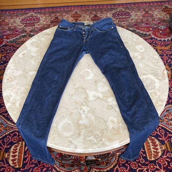 Naked & Famous Weird Guy Featherweight Indigo Selvedge Tapered Jeans - Picture 2 of 11